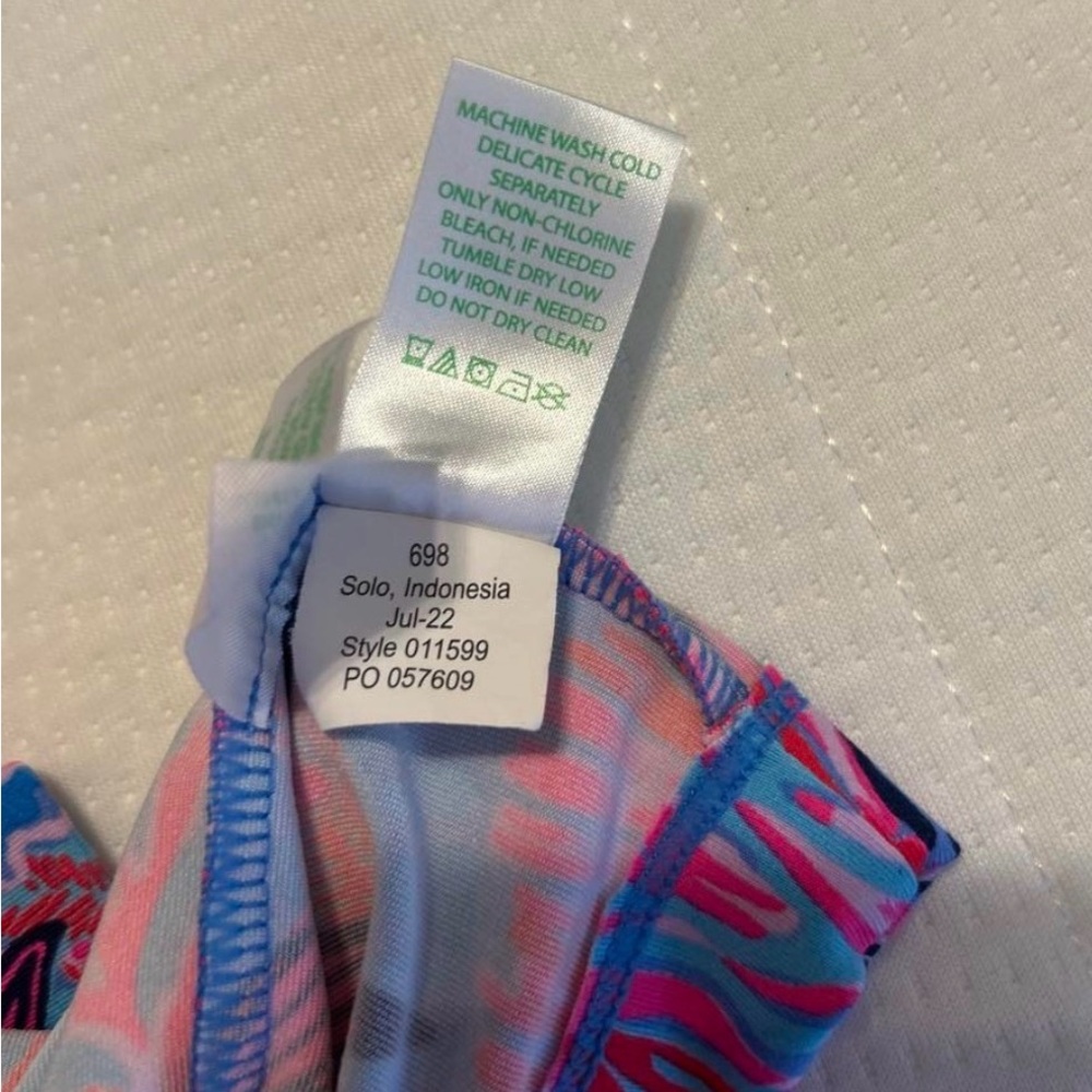 Lilly Pulitzer Luxletic XL Skort A Jungle In Here Blue Peri UPF 50+ EUC 011599 - Picture 8 of 9